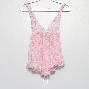 Victoria's Secret Pink Floral Babydoll